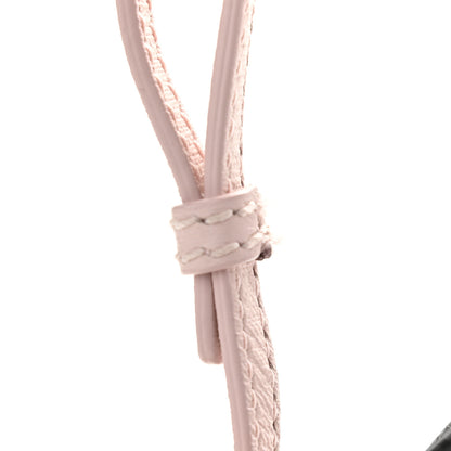 Balenciaga Squared Calfskin Logo Shopping Phone Holder Bag Light Rose 9 of 9