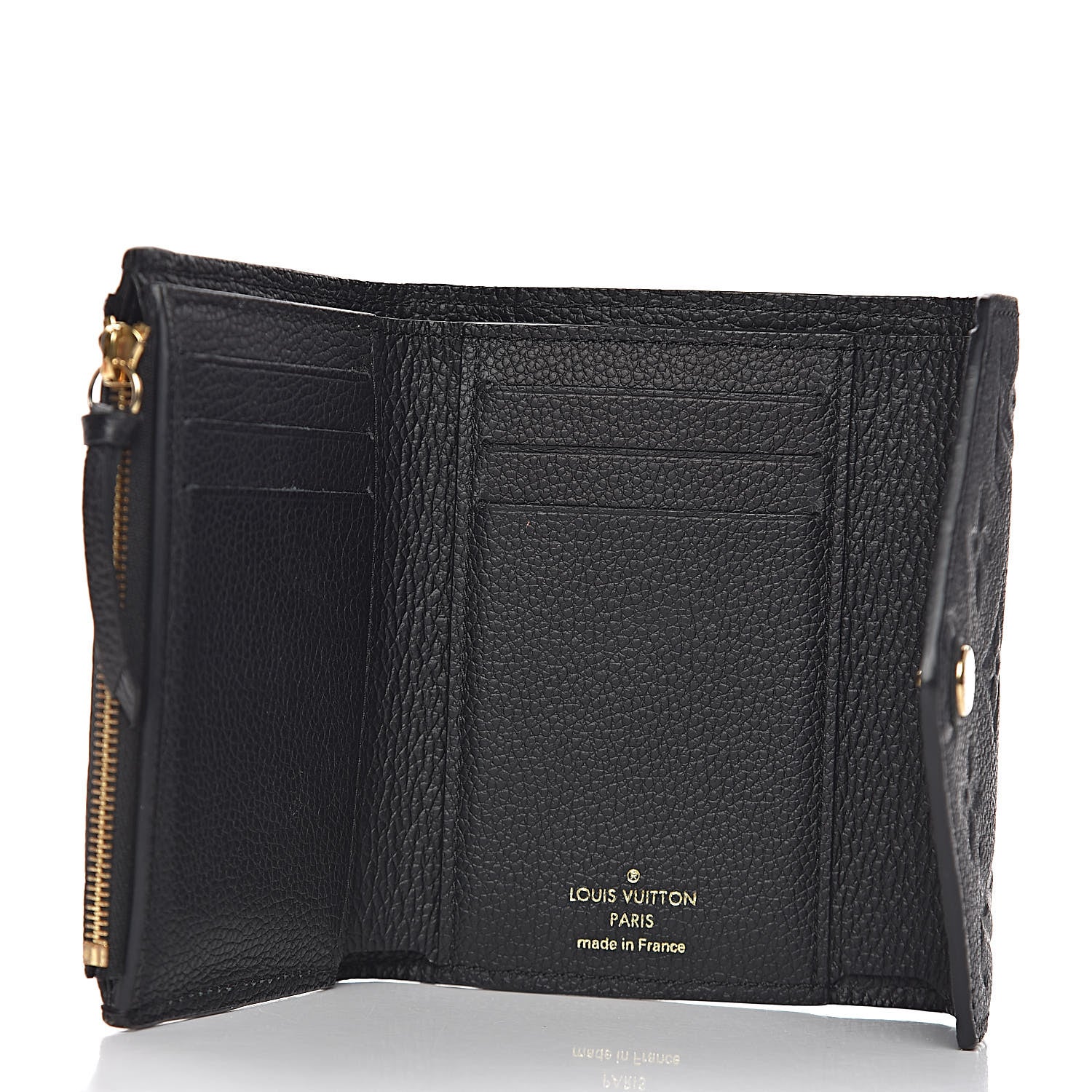 Louis Vuitton Empreinte Victorine Wallet Black 5 of 8