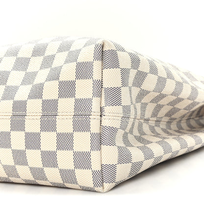 Louis Vuitton Damier Azur Graceful MM Rose Ballerine 10 of 10