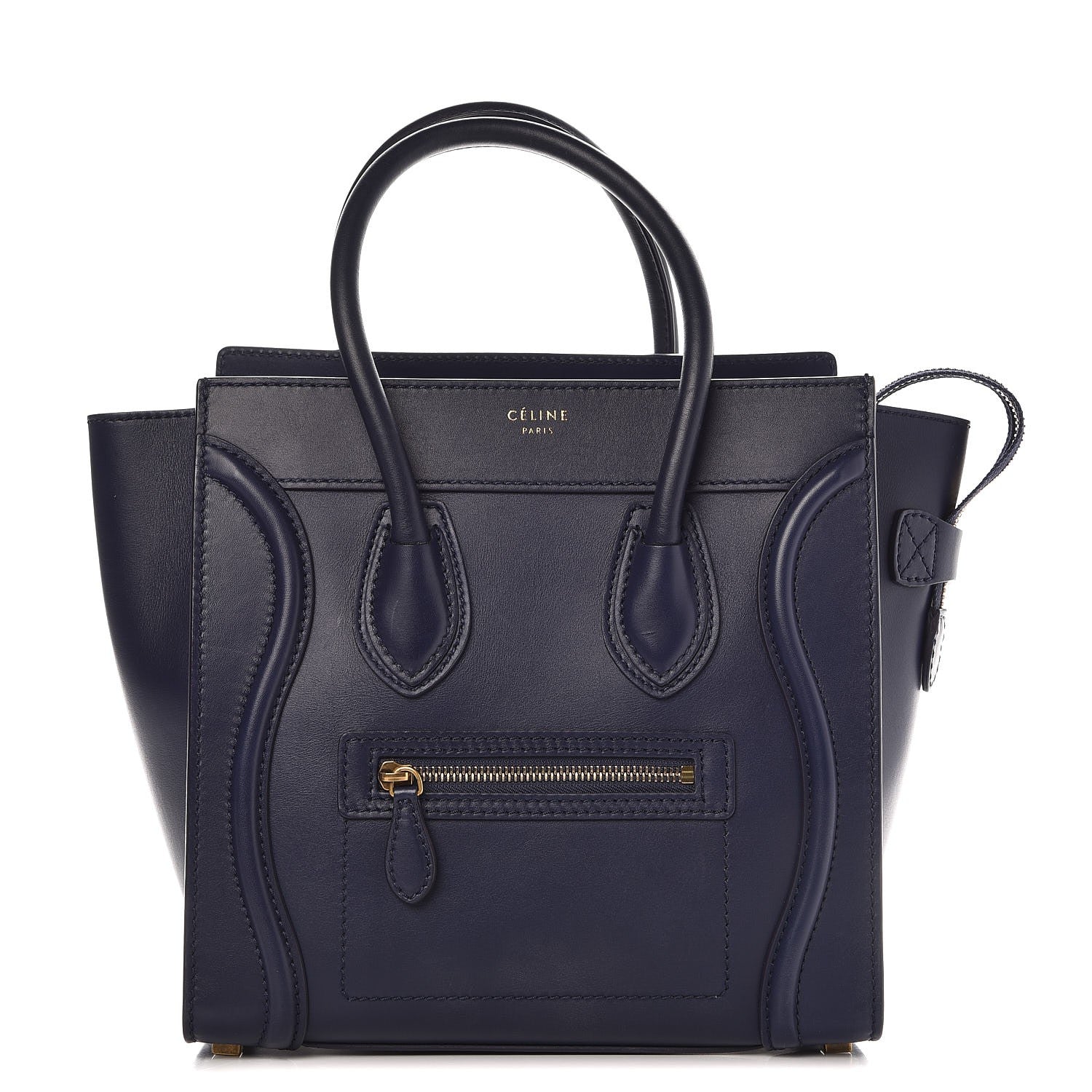 Celine Smooth Calfskin Micro Luggage Navy Blue 1 of 14