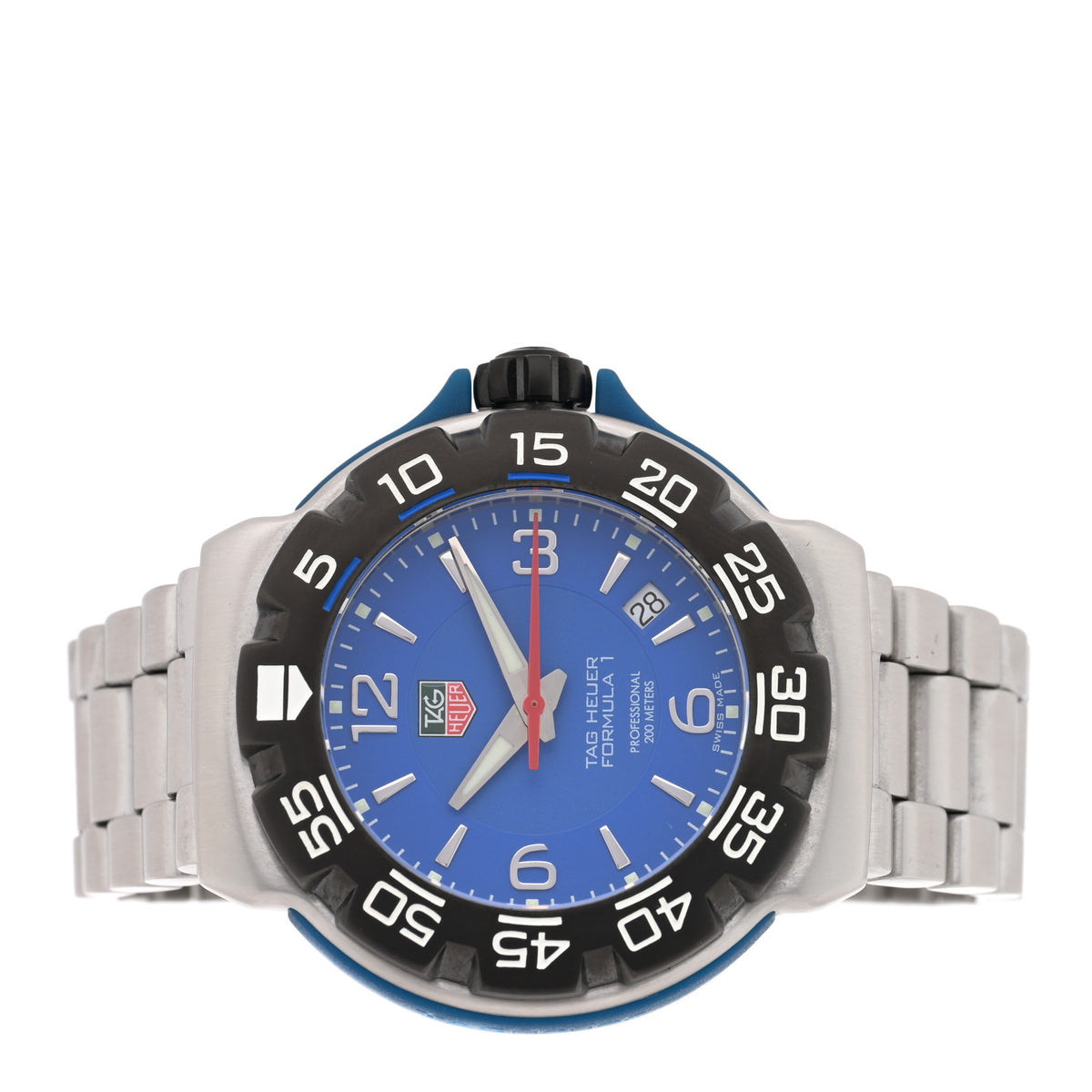 Tag Heuer Stainless Steel 42mm Formula 1 Quartz Watch Blue WAC1112-0 2 of 5