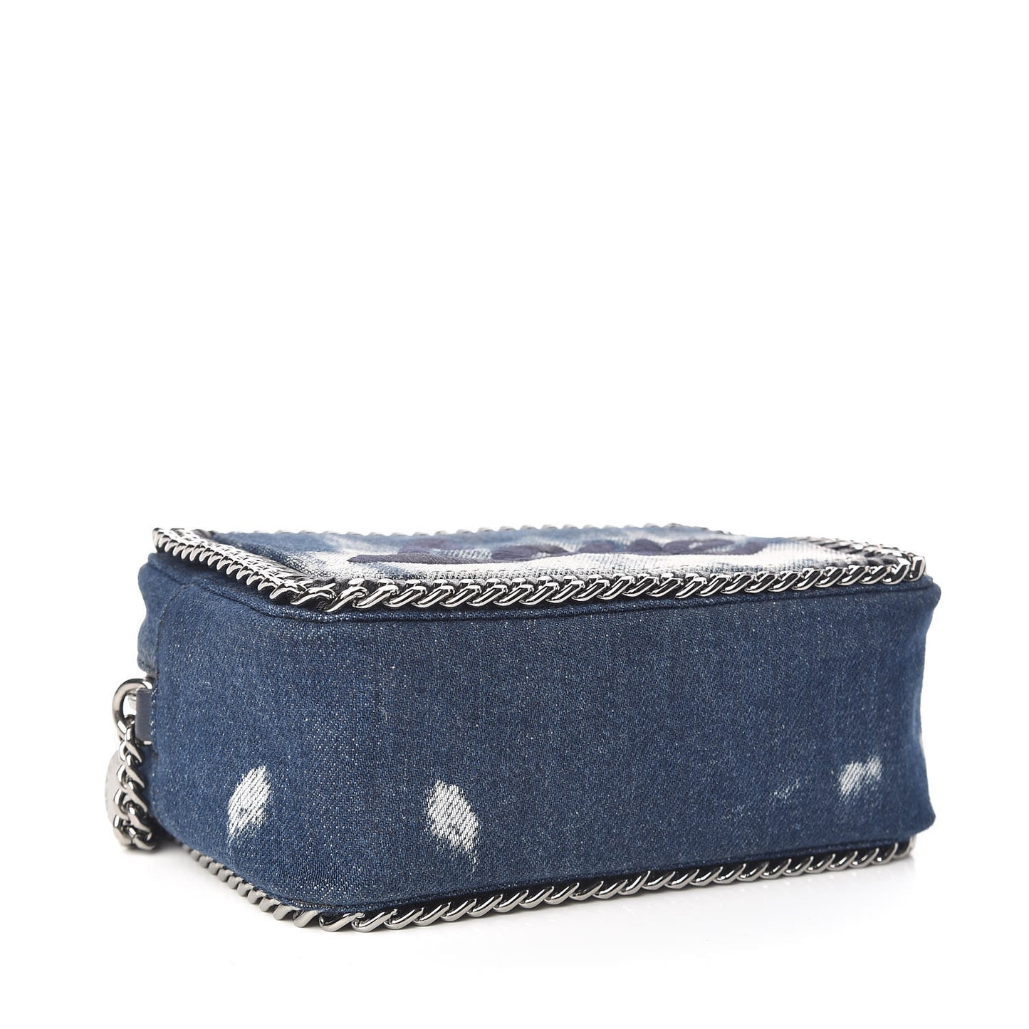 Denim Love Falabella Crossbody Camera Bag Blue