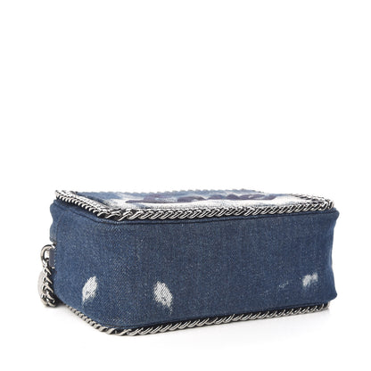 Stella McCartney Denim Love Falabella Crossbody Camera Bag Blue 4 of 10