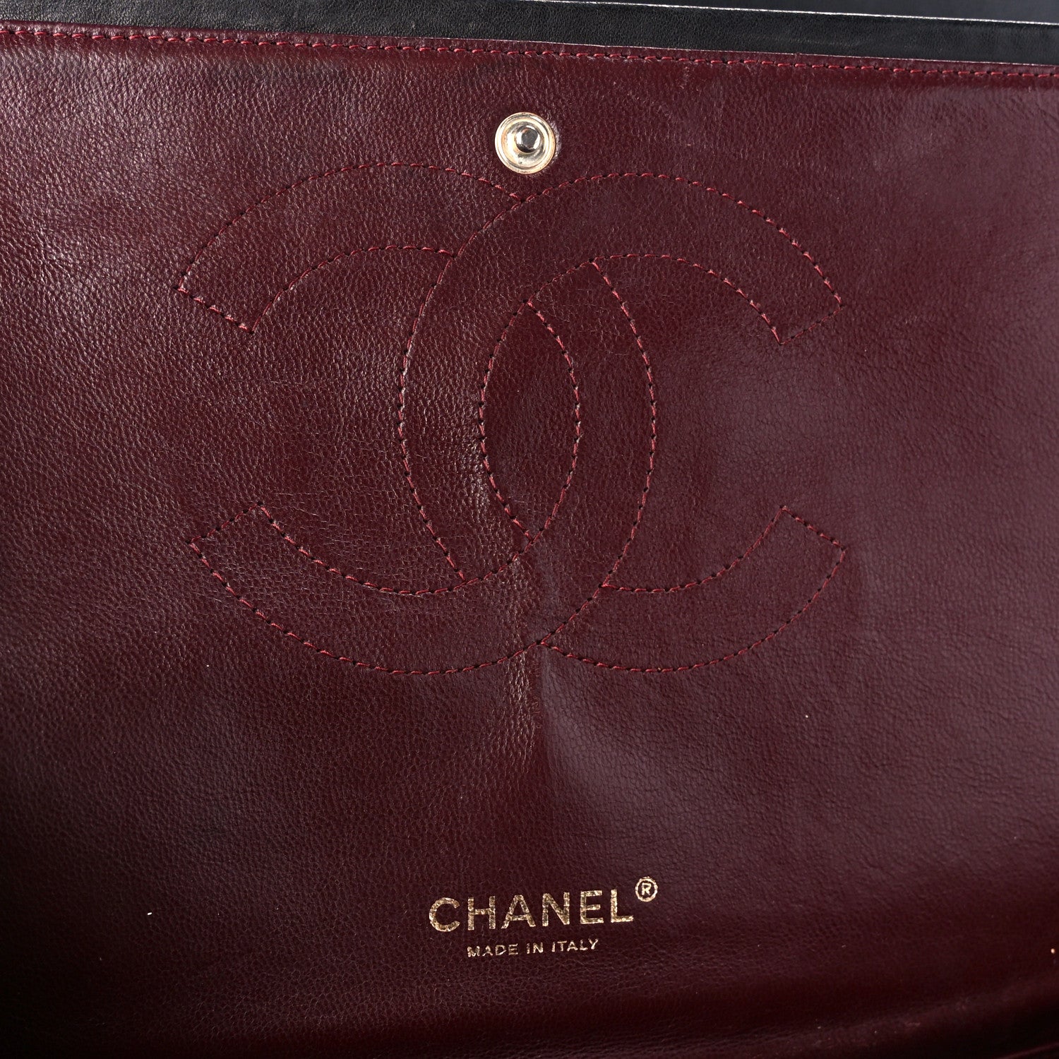 Chanel Lambskin Quilted Maxi Double Flap Black 7 of 12