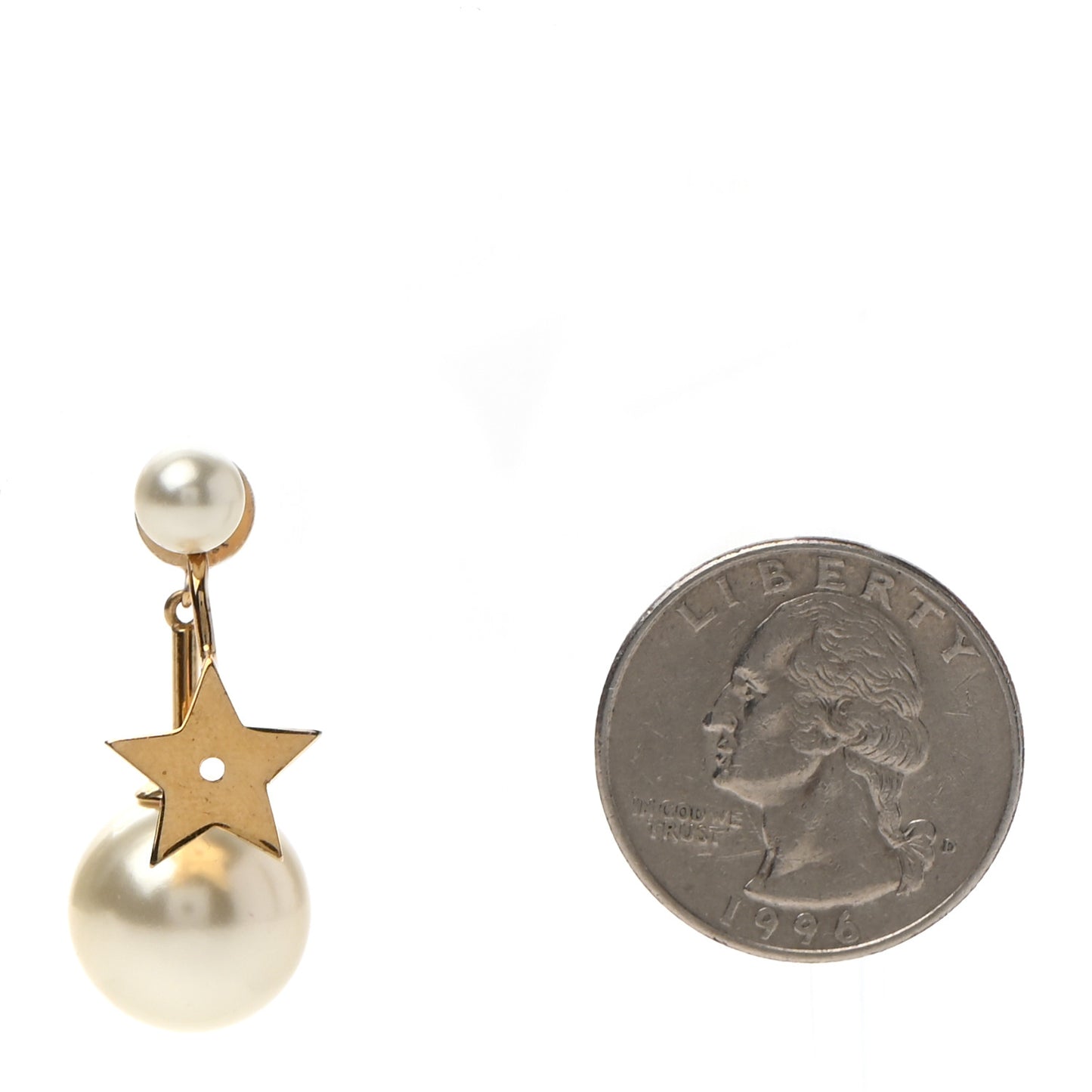 Pearl My ABCDior Tribales Etoile Earring Gold