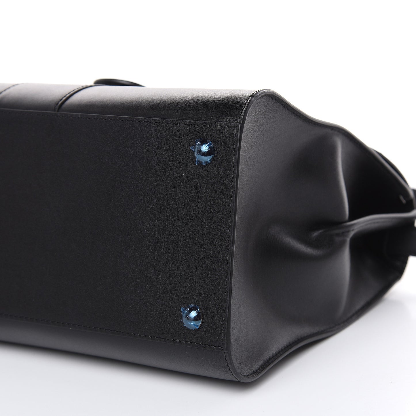 Box Calfskin MM Brillant Satchel Black