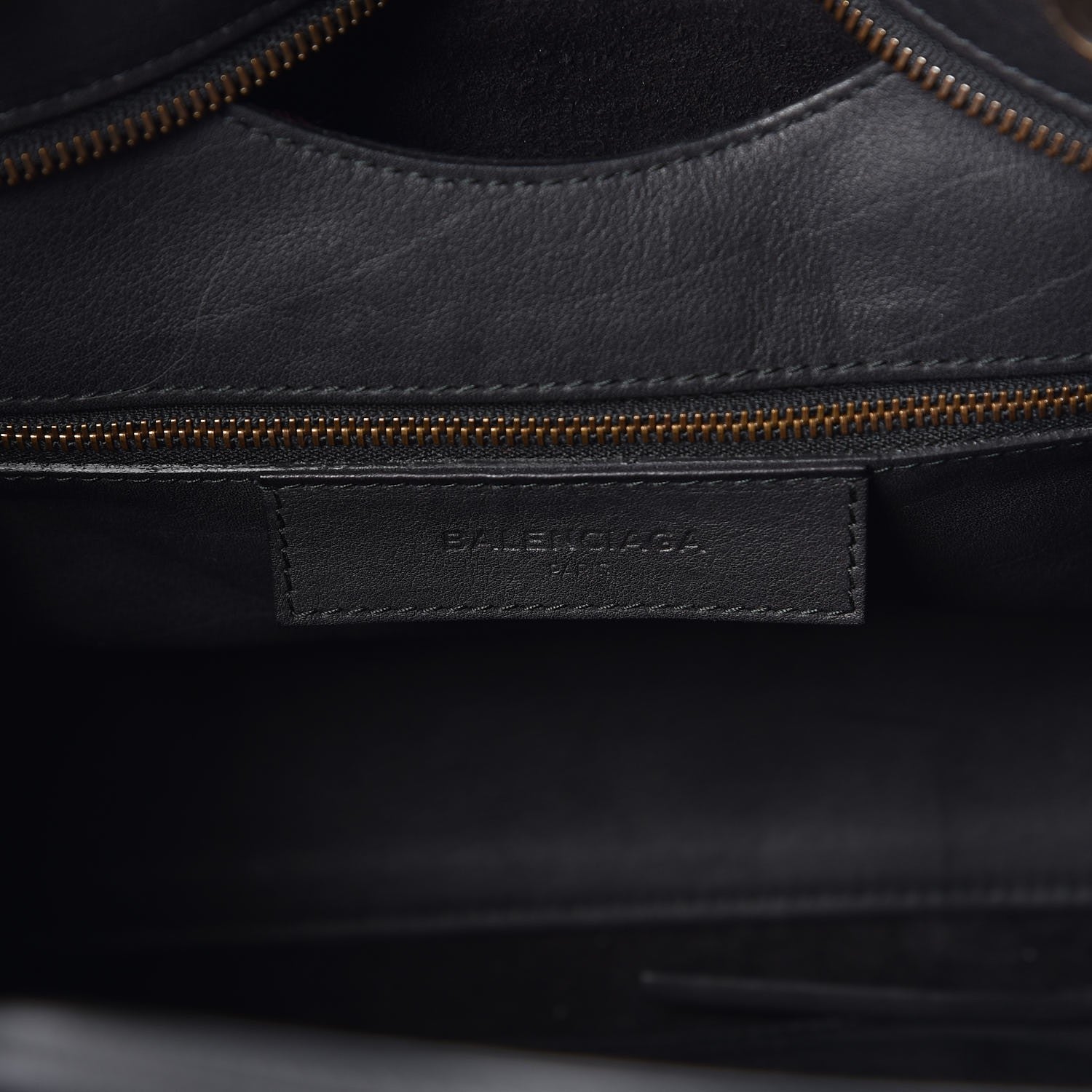 Balenciaga Veau Soyeux Perforated Blackout Hardware City Black 6 of 9