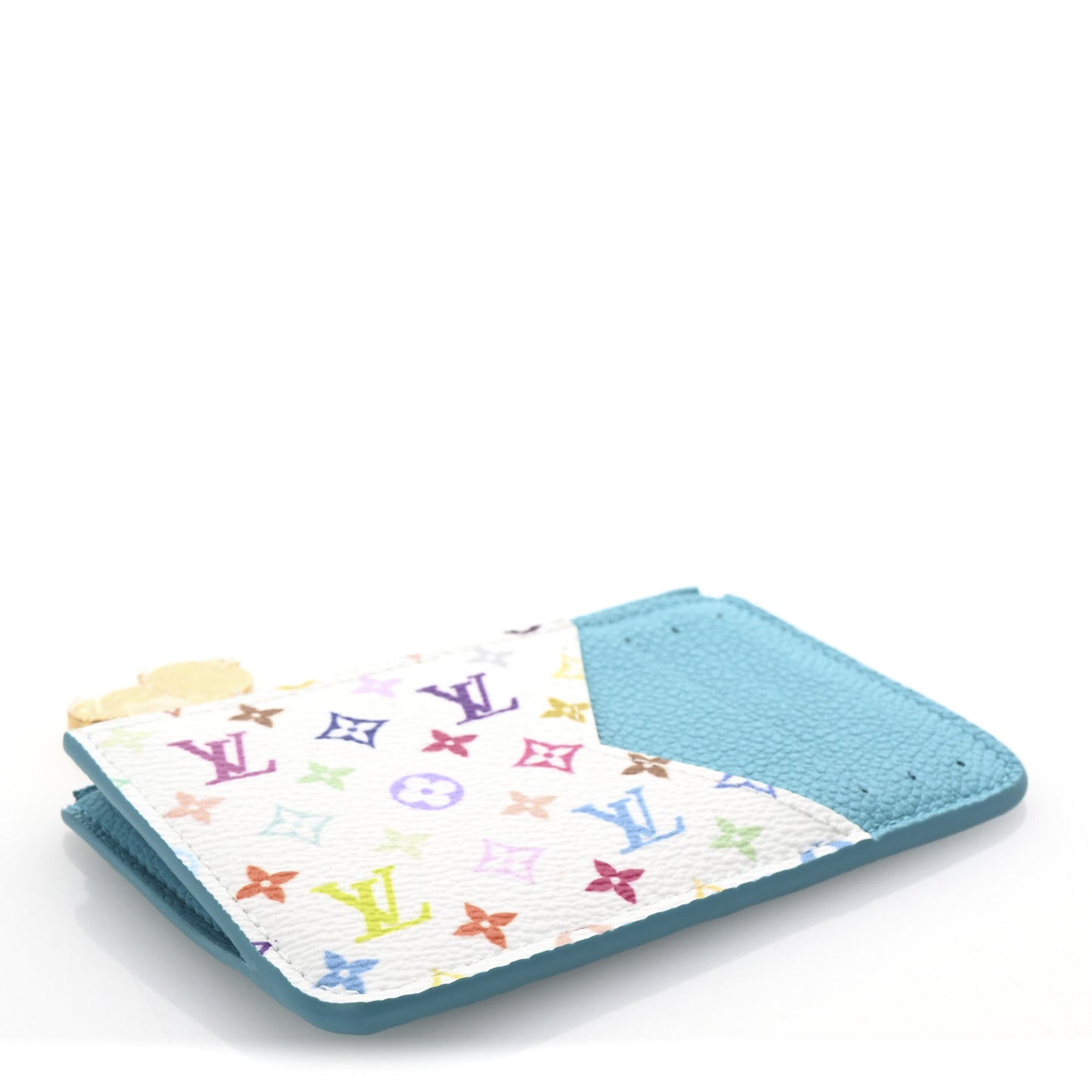 LV X TM Monogram Romy Card Holder Kabira Blue