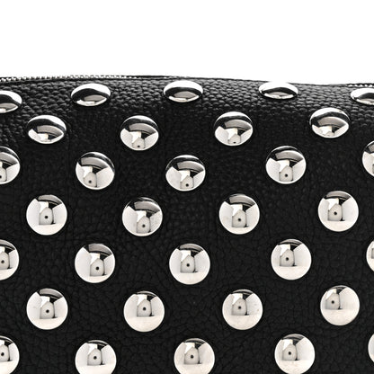 Khaite Pebbled Sport Calfskin Studded Elena Black 6 of 10