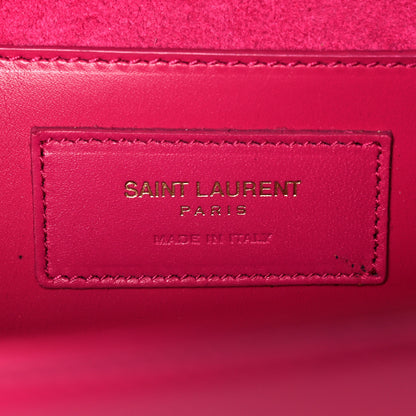 Saint Laurent Smooth Calfskin Medium Classic Monogram Kate Tassel Satchel Fuchsia 6 of 14