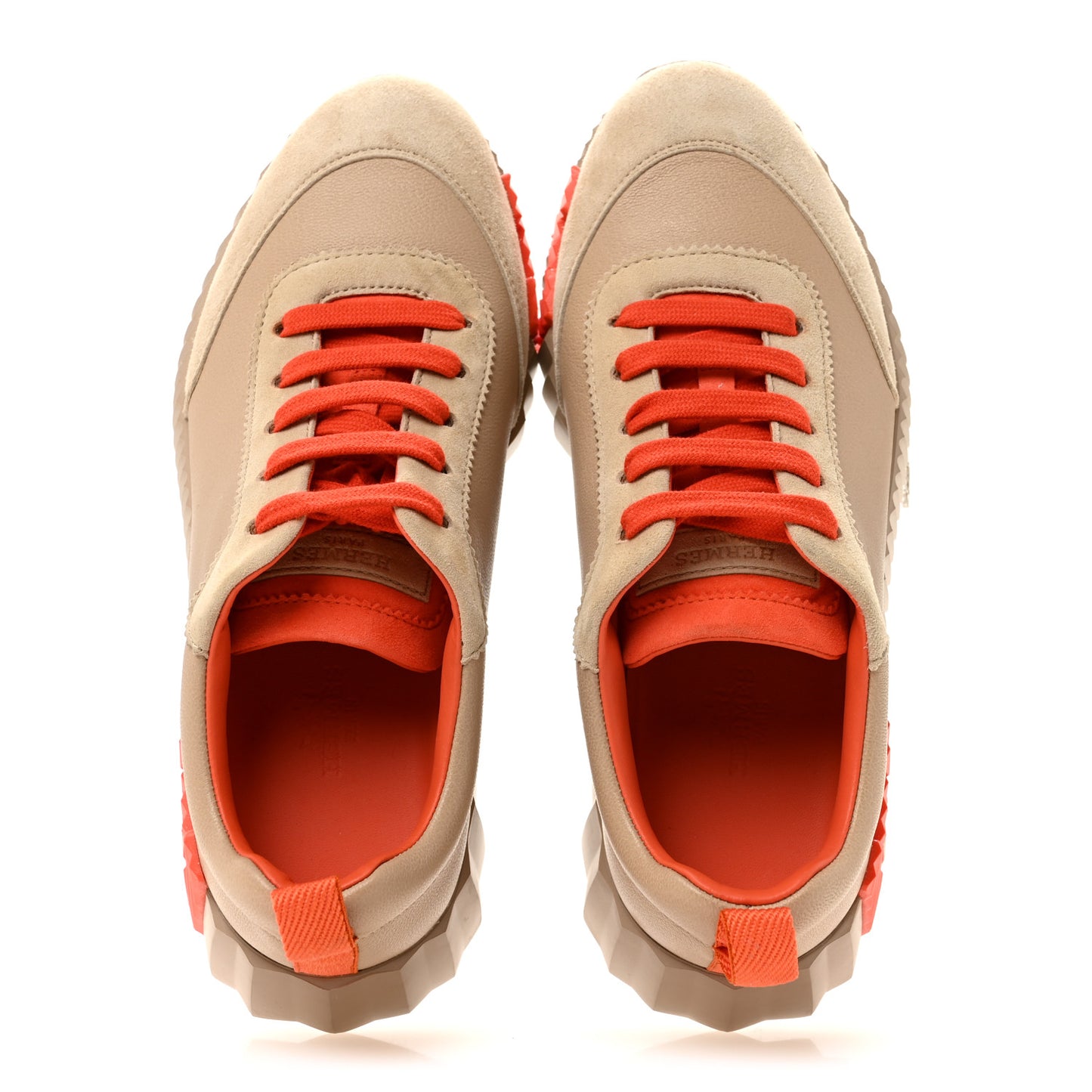 Goatskin Suede Bouncing Sneakers 36.5 Beige Sarrasin Sanguine