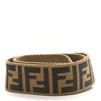 Fendi Canvas FF Strap You Brown 2 of 5