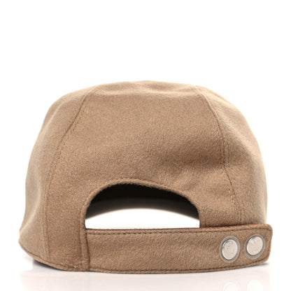 Hermes Cashmere Canvas Swift Davis H Sellier Cap 58 Beige Camel 5 of 8