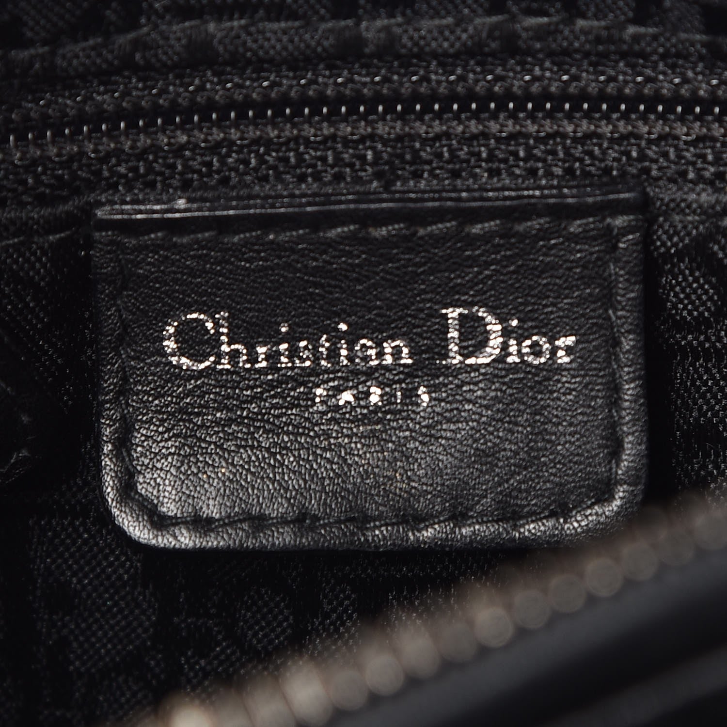 Christian Dior Suede Cannage Medium Lady Dior Black 7 of 14
