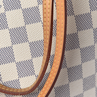Louis Vuitton Damier Azur Neo Neverfull MM Rose Ballerine 15 of 15