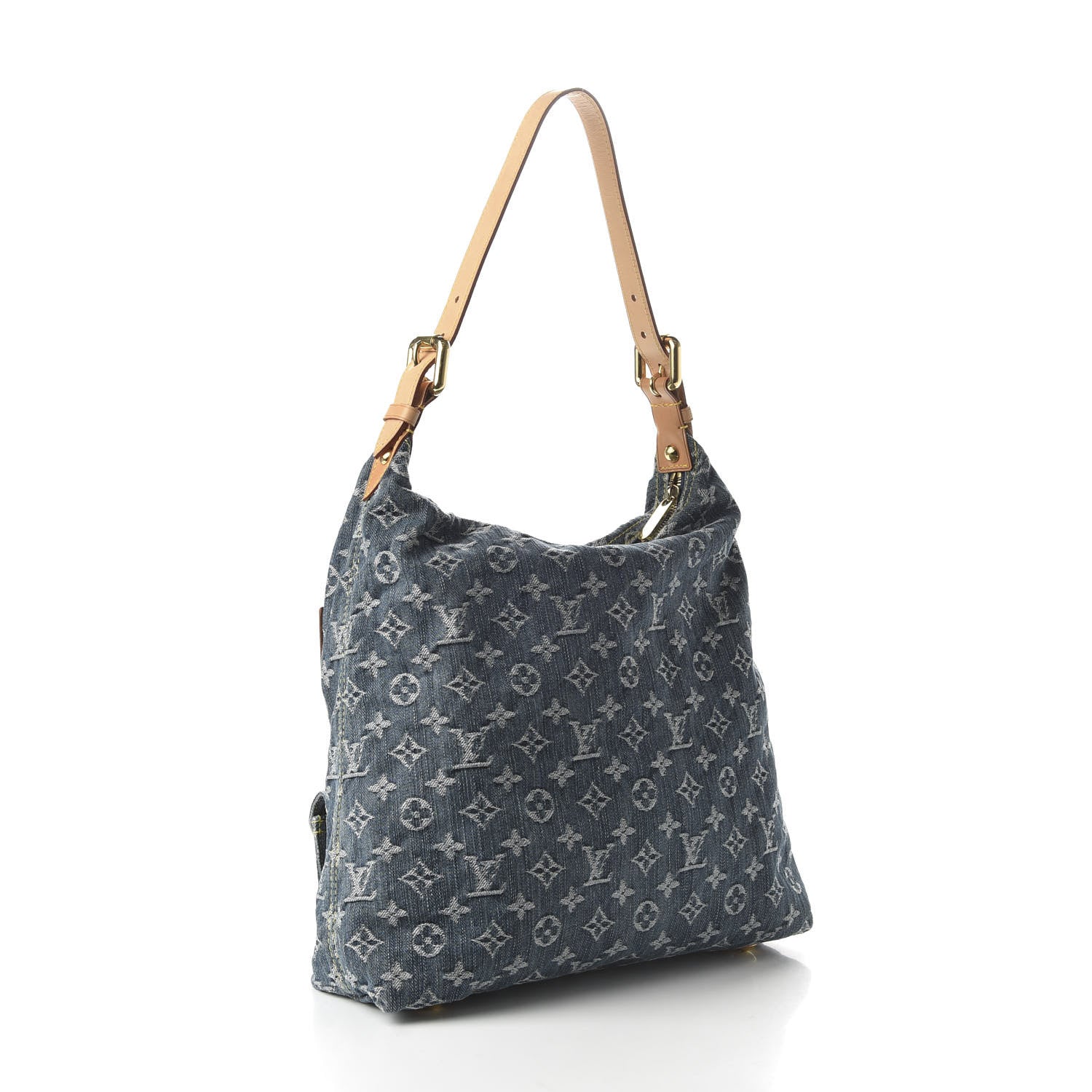 Louis Vuitton Denim Baggy GM Blue 3 of 9