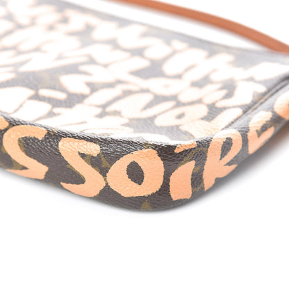 Louis Vuitton Monogram Graffiti Pochette Accessories Peach 14 of 16