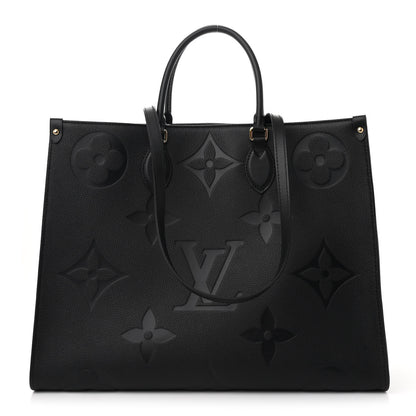 Louis Vuitton Empreinte Monogram Giant Onthego GM Black 1 of 10
