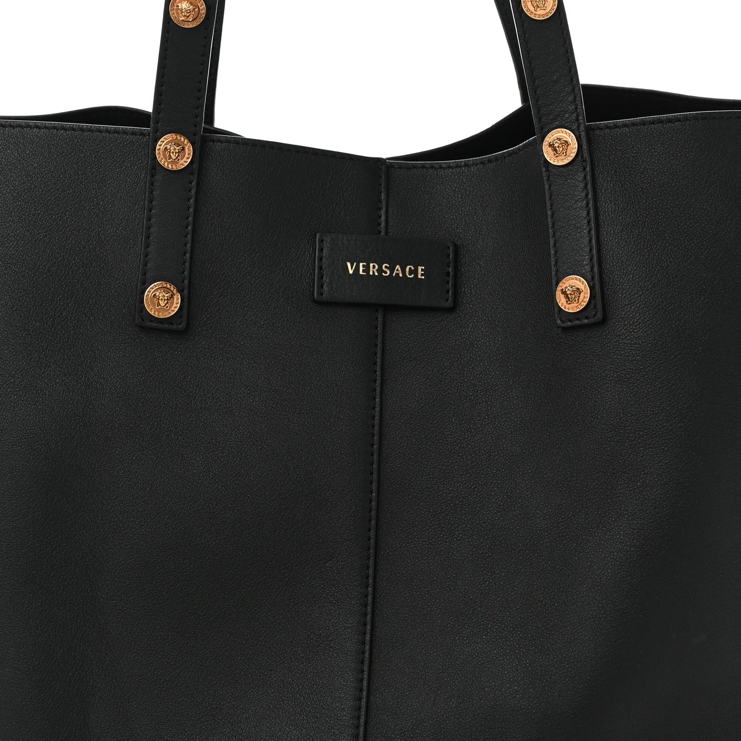 Calfskin Palazzo Tote Black
