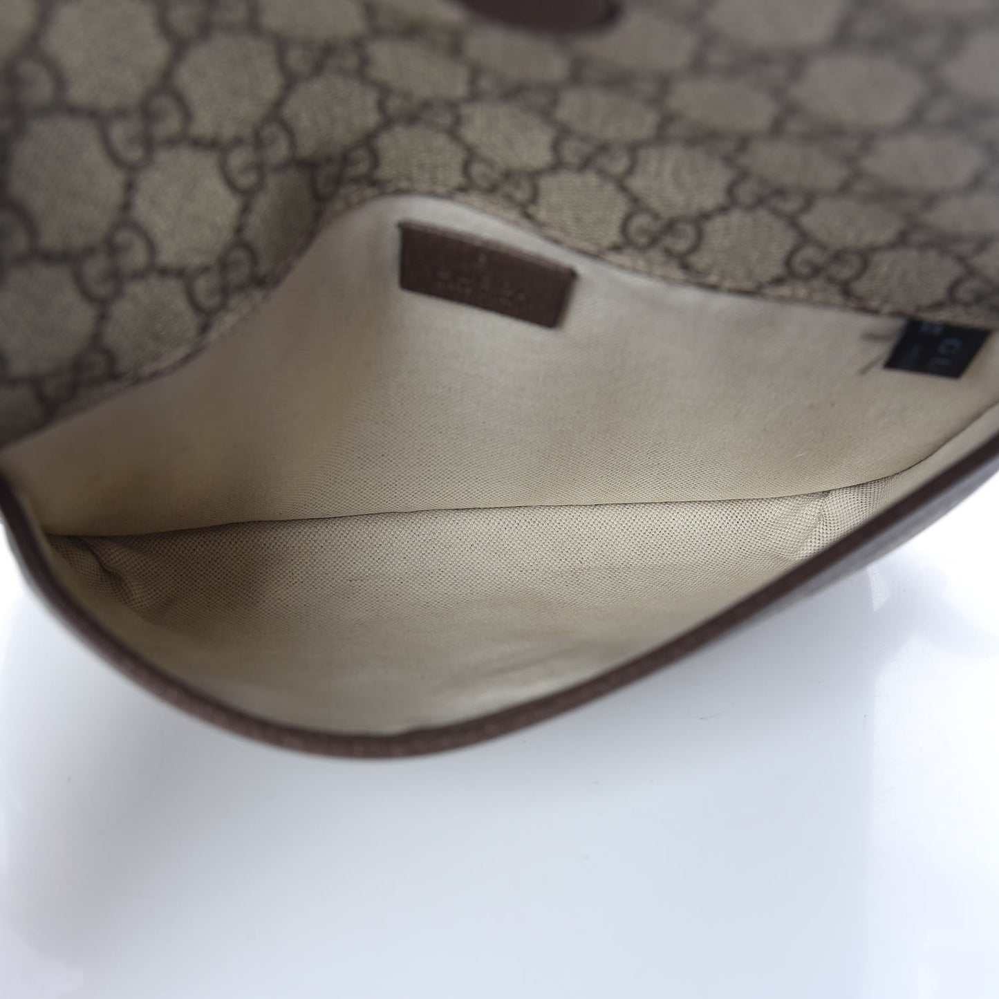 GG Supreme Monogram Neo Vintage Web Belt Bag Brown