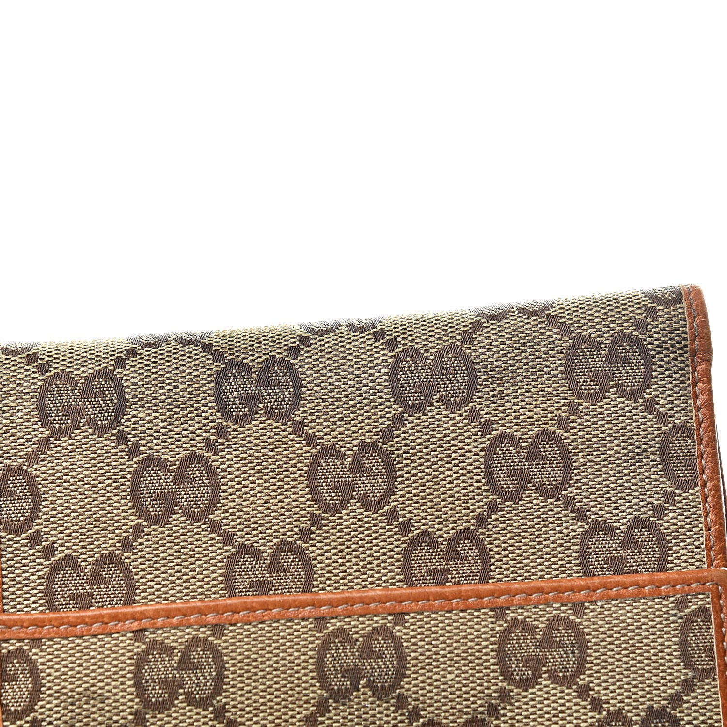 Gucci Monogram Abbey Compact Wallet Tan 9 of 9