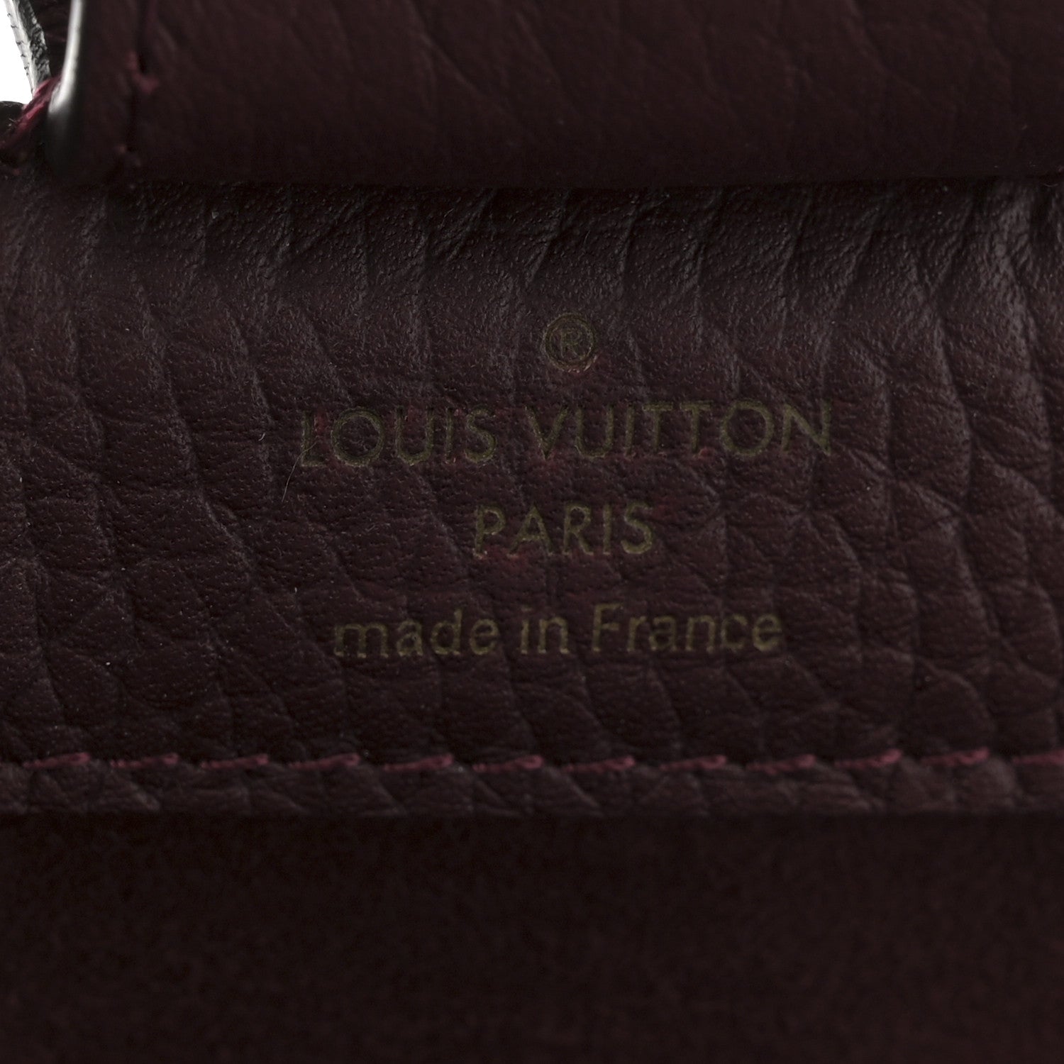 Louis Vuitton Damier Ebene Cuir Taurillon Brittany Bordeaux 6 of 11