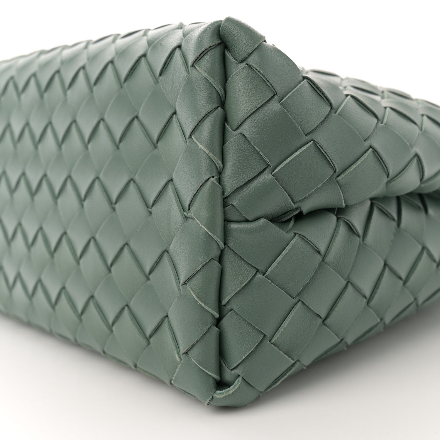 Bottega Veneta Nappa Intrecciato Medium Andiamo Shoulder Bag Aloe 9 of 9