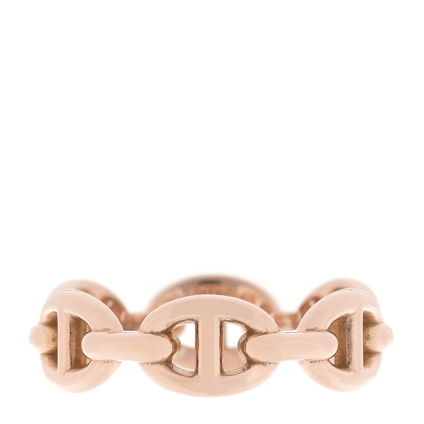 18K Rose Gold PM Chaine d'Ancre Enchainee Ring 51 5.75