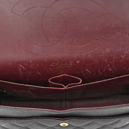 Chanel Caviar Quilted Jumbo Double Flap Black 8 of 19