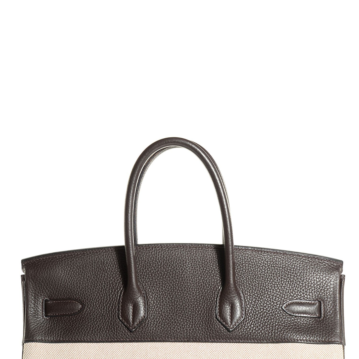 Hermes Toile Togo Birkin 35 Chocolate 25 of 31