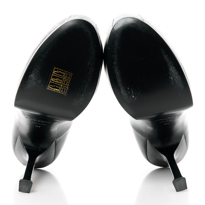 Saint Laurent Vernigolf Tribute Two Platform Pumps 37 Black 5 of 9