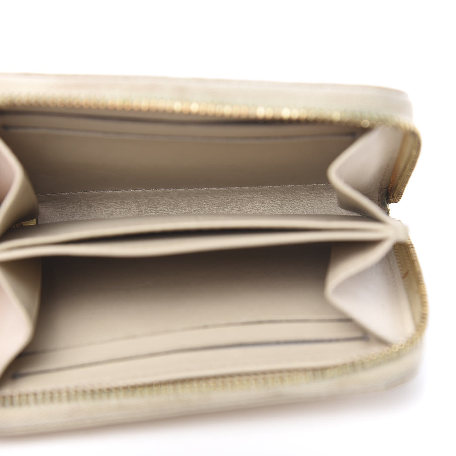 Louis Vuitton Vernis Zippy Coin Purse Blanc Corail 4 of 9
