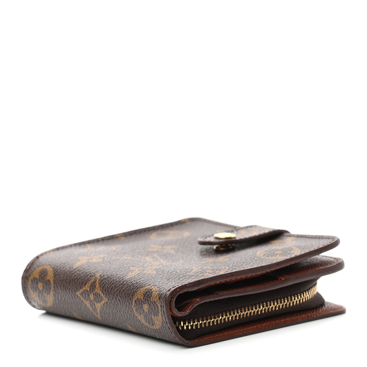 Monogram Compact Zippe Zipped Wallet