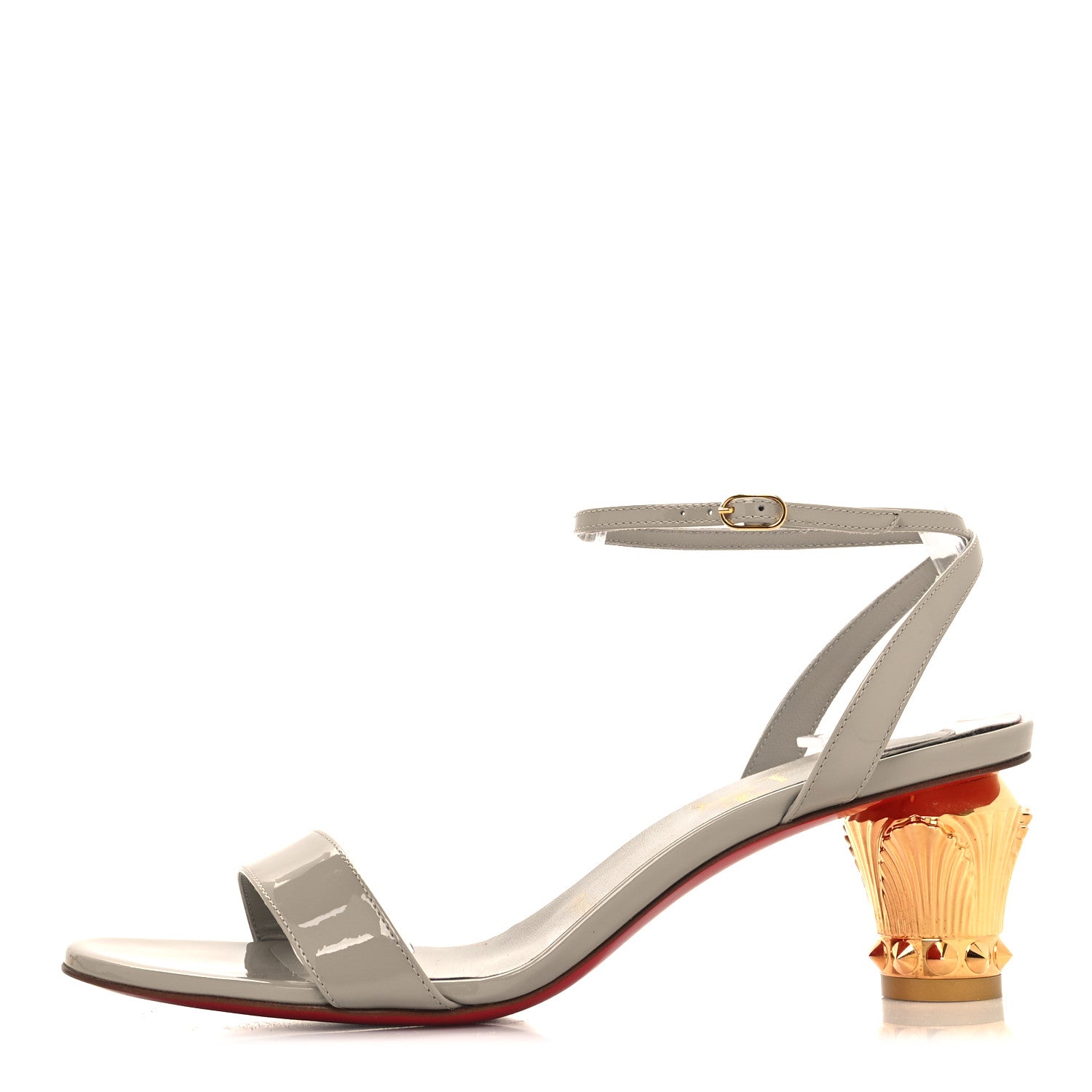 Christian Dior Patent Lipstita Queen 55 Sandals 38.5 Goose 1 of 8