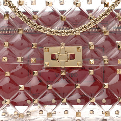 Valentino Garavani PVC Medium Rockstud Spike Shoulder Bag 7 of 9