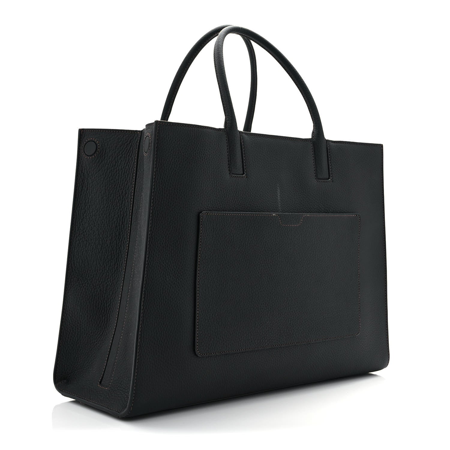 Burberry Grained Calfskin Medium Frances Tote Black 3 of 9