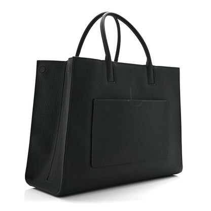 Burberry Grained Calfskin Medium Frances Tote Black 3 of 9