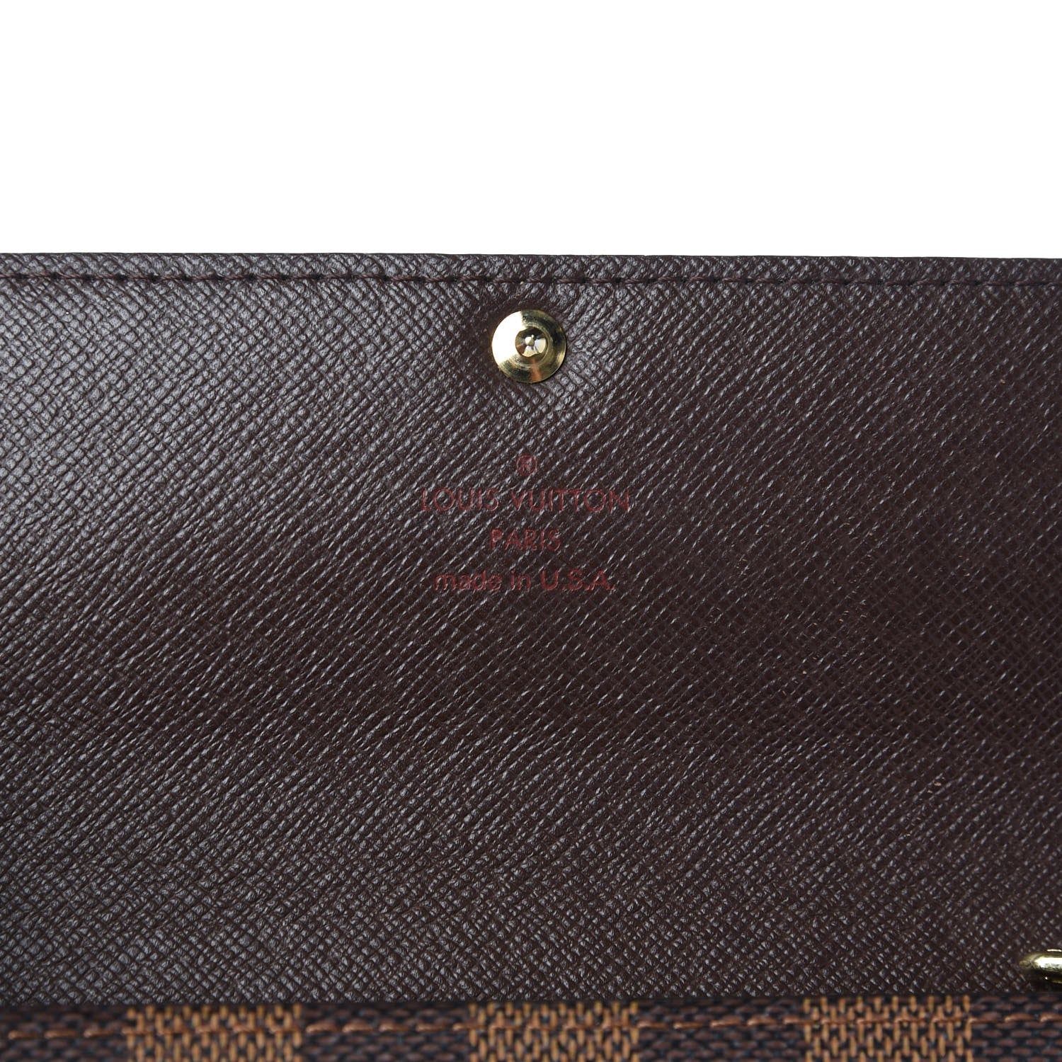 Louis Vuitton Damier Ebene Sarah Wallet 6 of 7