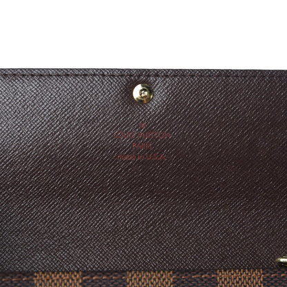 Louis Vuitton Damier Ebene Sarah Wallet 6 of 7