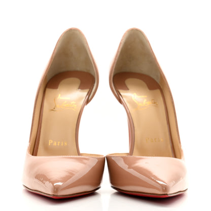 Christian Louboutin Patent Iriza 100 Pumps 40 Nude 2 of 9