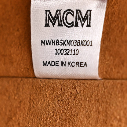 MCM Calfskin Ottomar Monogram Large Klara Hobo Black 6 of 9