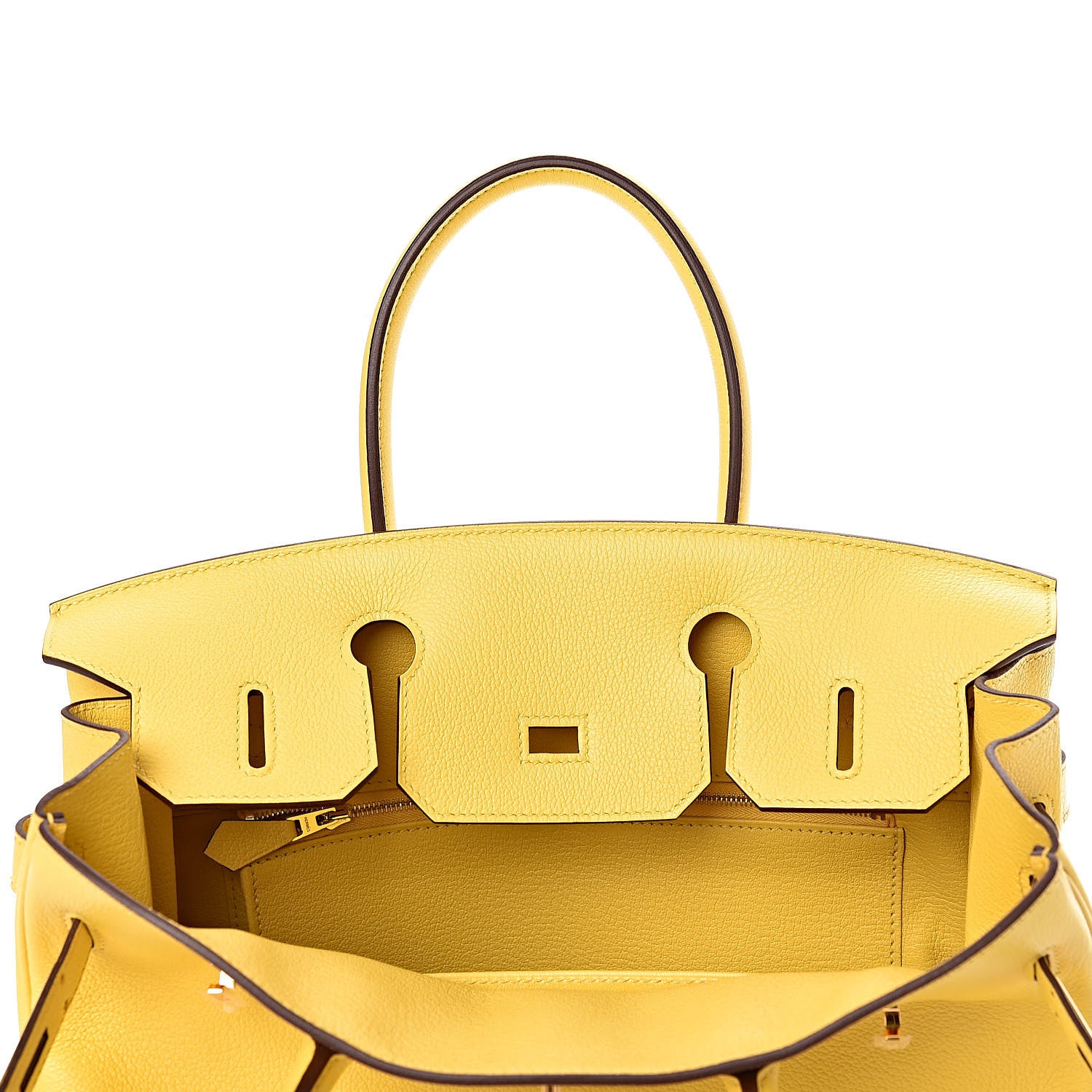 Hermes Taurillon Novillo Birkin 30 Jaune De Naples 19 of 36
