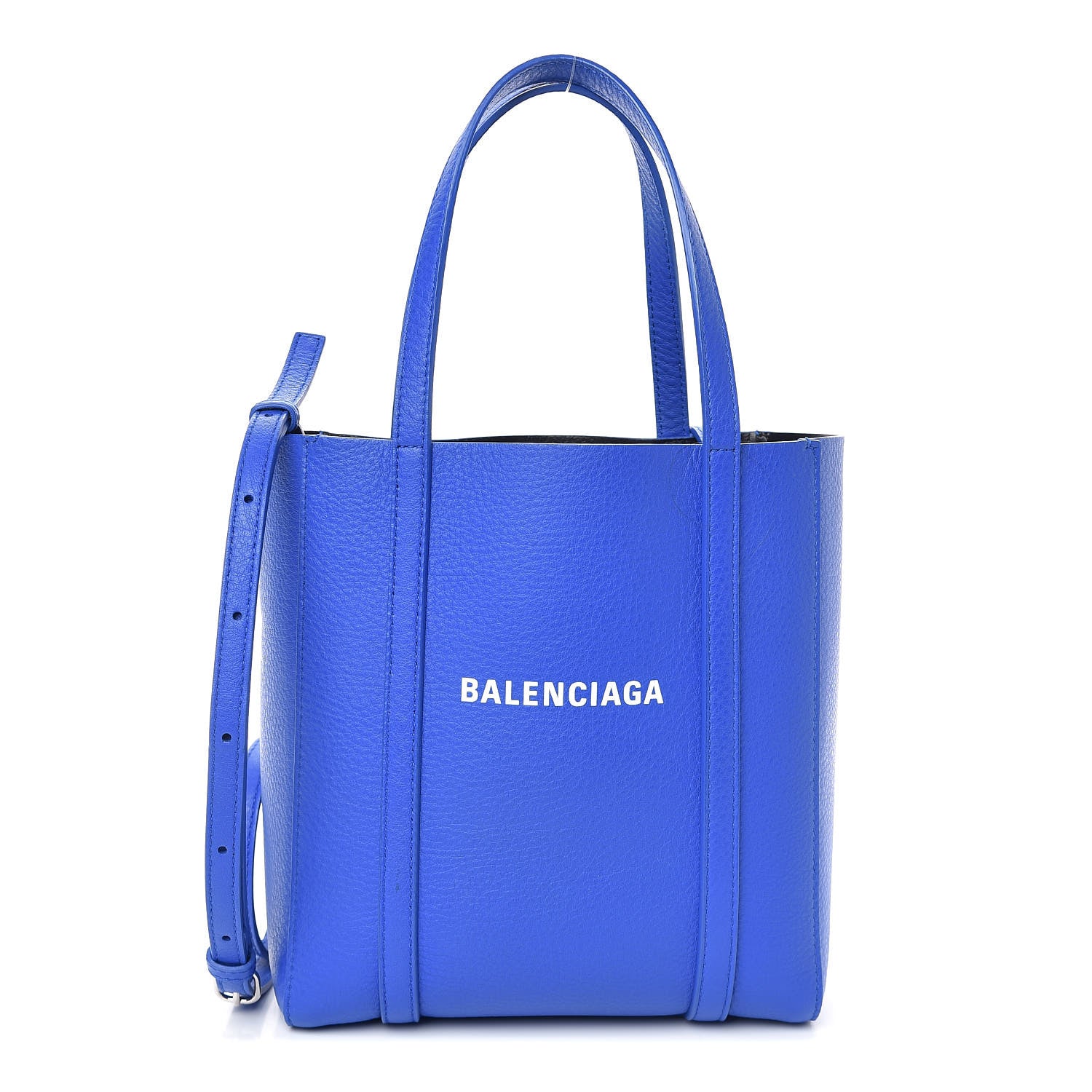 Balenciaga Smooth Calfskin Double Sided XXS Everyday Tote Bleu Prim Black 1 of 10