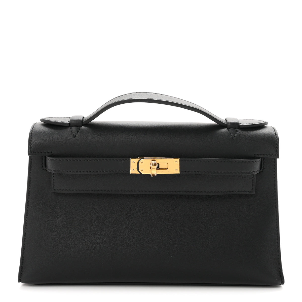 Swift Kelly Pochette Clutch Black