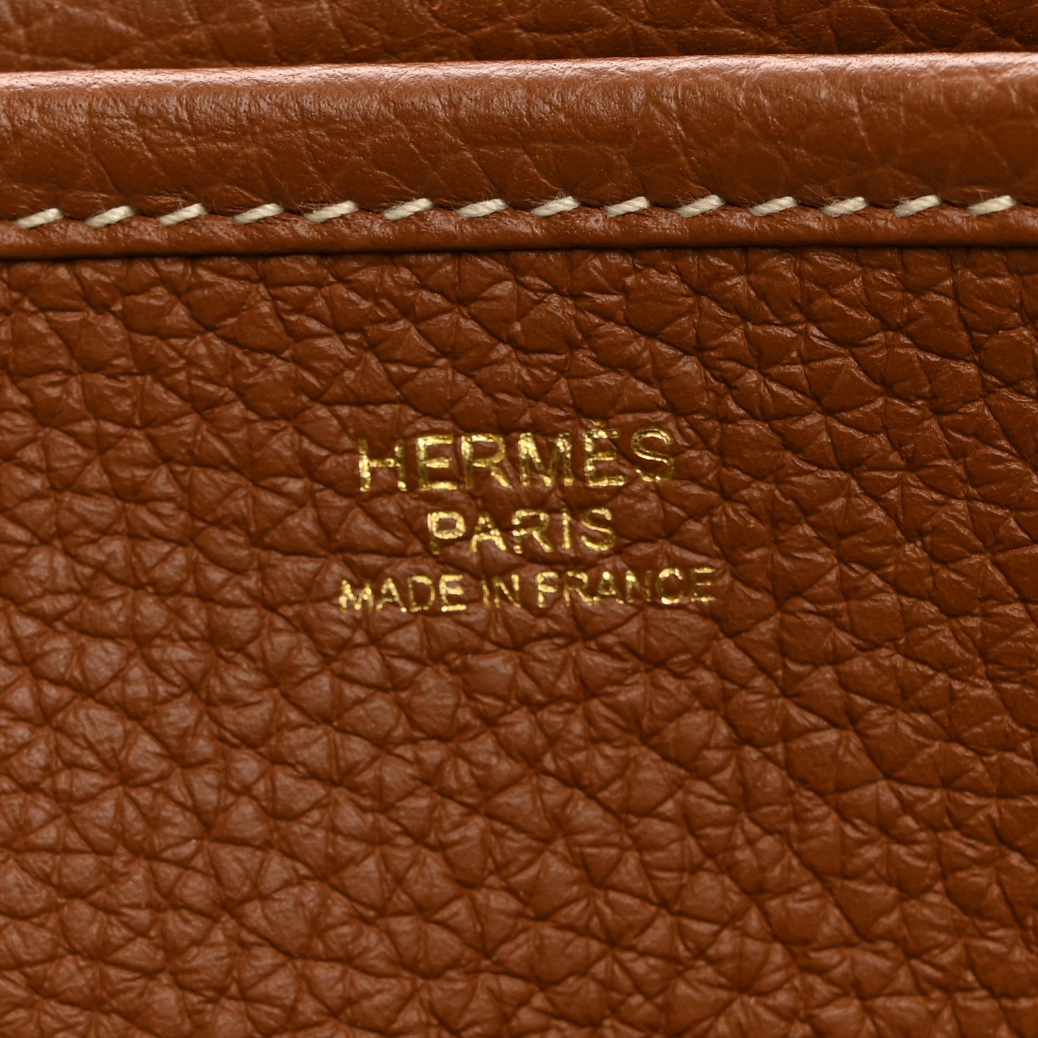 Hermes Taurillon Clemence Evelyne III PM Gold 6 of 10