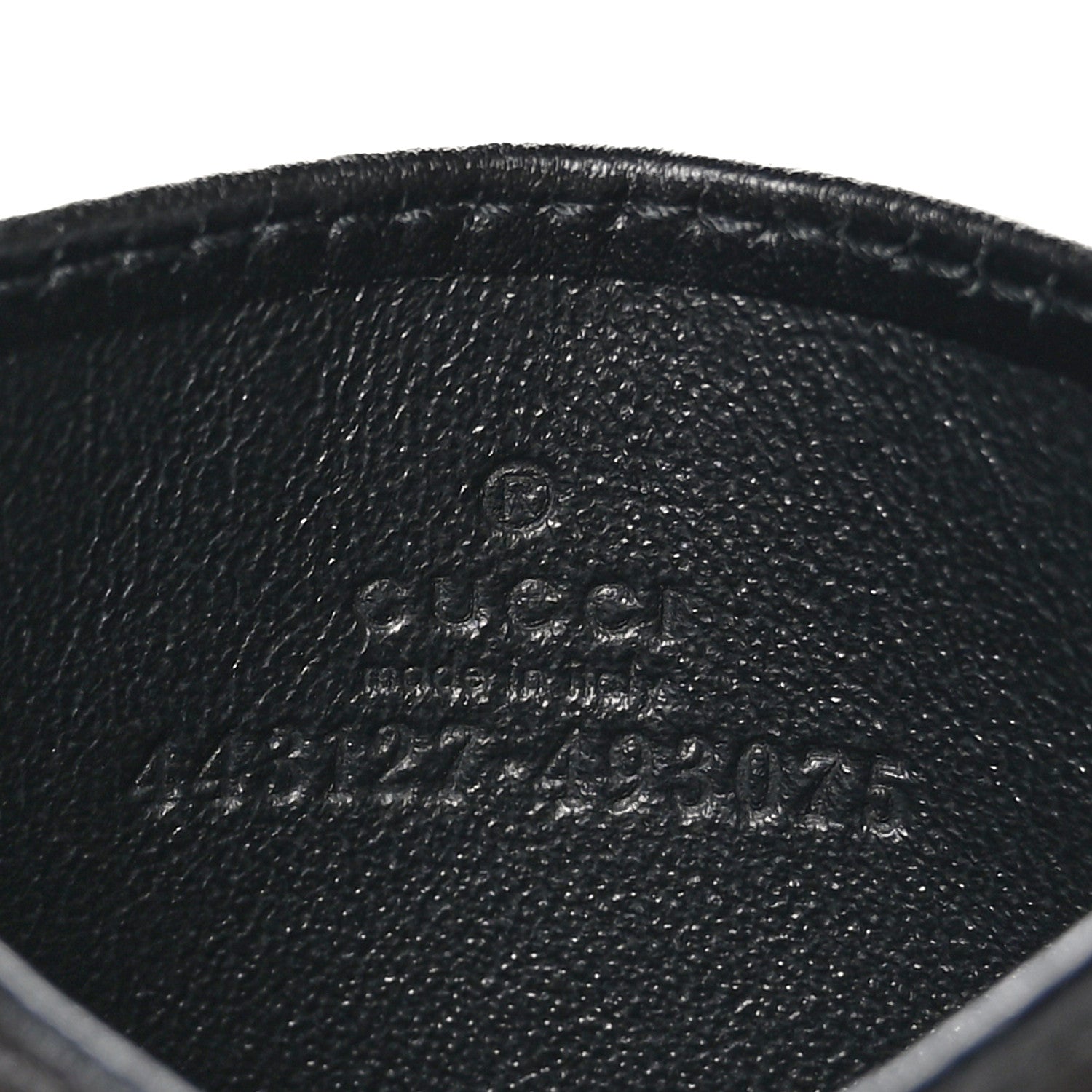 Gucci Calfskin Matelasse GG Marmont Card Holder Black 8 of 10