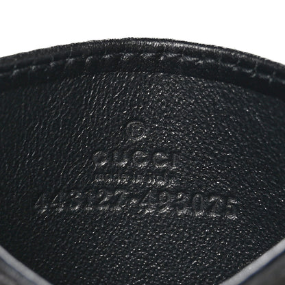 Gucci Calfskin Matelasse GG Marmont Card Holder Black 8 of 10