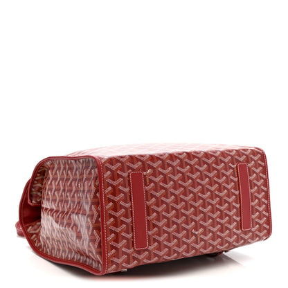 Goyard Goyardine Saint Leger Soft Briefcase Backpack Red 4 of 10