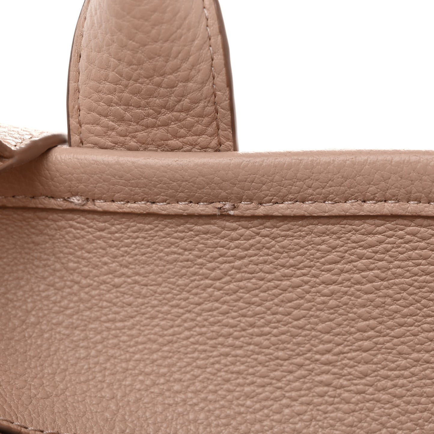 Grained Calfskin Small The Tote Bag Rose Dust