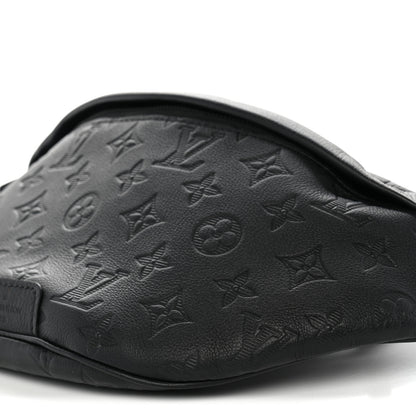 Louis Vuitton Calfskin Monogram Shadow Discovery Bumbag Black 8 of 8